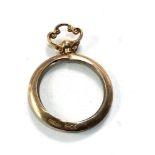 Antique 9ct gold picture pendant locket measures approx 37mm drop by 27mm wide weight 2.8g