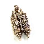 Heavy 9ct gold ornate Jewish pendant weight 15.3g