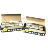 2 original boxes of french Marchal bulbs all in original boxes and outer box for classic cars 18