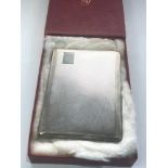 Silver cigarette case weight 150g
