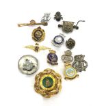 Selection of military lapel - sweetheart badges