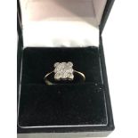 18ct gold antique diamond ring weight 2.4g