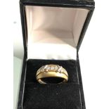 14ct gold stone set ring weight 4.3g