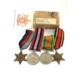 Boxed ww2 medals