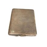 Silver cigarette case weight 171g