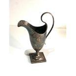 Antique silver cream jug chester silver hallmarks measures approx 14.2cm tall weight 95g