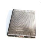 Silver cigarette case weight 150g