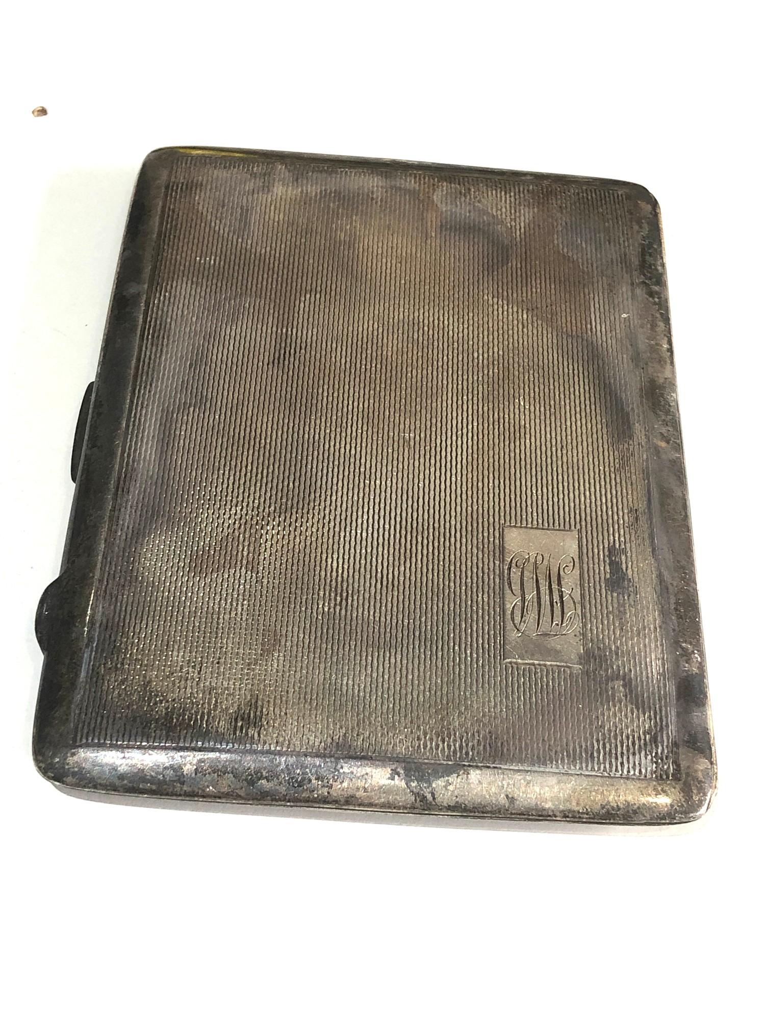 Silver cigarette case weight 130