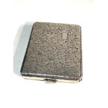 Continental Silver cigarette case weight 120g