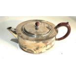 Silver teapot Birmingham silver hallmarks weight 340g