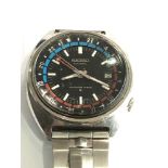 Seiko navigator timer ref 6117-6410 automatic wristwatch non working spares or repair