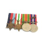 ww2 mounted medals M.I.D oak leaf