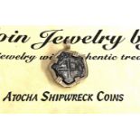 14ct gold atocha shipwreck coin pendant with cert