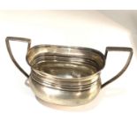 silver sugar bowl chester silver hallmarks weight 115g