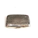 Silver cigarette case weight 60g