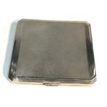 Silver cigarette case weight 98g