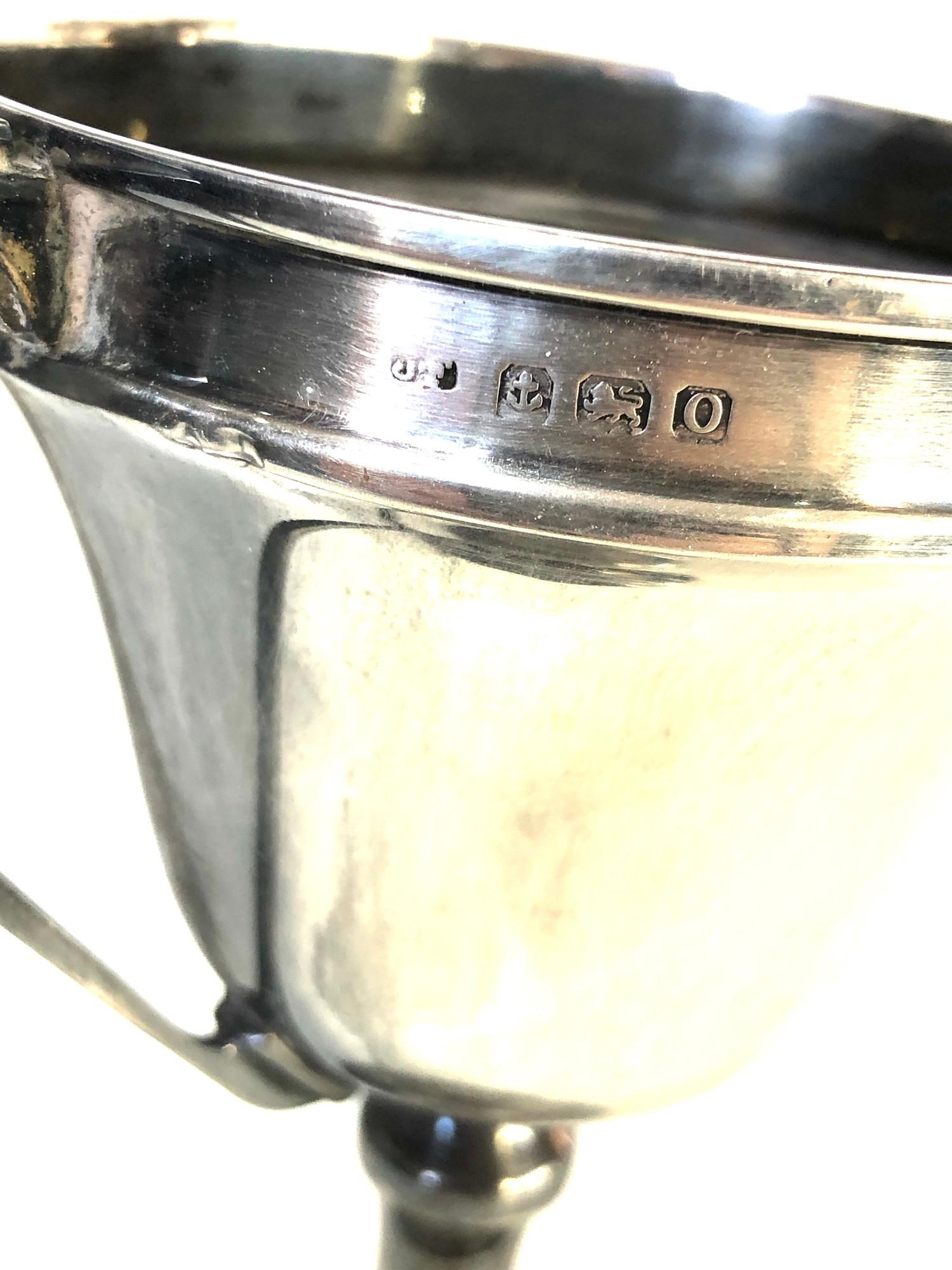 Silver 2 handle cup measures approx height 12.5cm weight 106g - Bild 2 aus 3