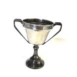 Silver 2 handle cup measures approx height 12.5cm weight 106g
