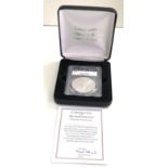 Early issue American eagle silver dollar coa