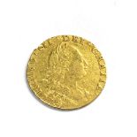 Rare George lll Gold half Guinea. Dated 1786 .edge chip