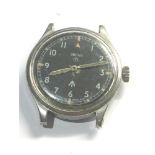 Vintage 1968 SMITHS W10/6645-99-961-4045 Military British army field watch manual wind working order
