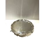 Silver letter tray London silver hallmarks weight 362g