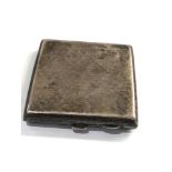 Silver cigarette case weight 130g