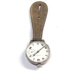A Rare silver Rolex Doctors /nurses watch circa 1920s white enamel dial with applied Roman numerals,