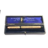 Antique gold plated 14ct gold nib the wyvern pen