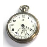 Military Omega GSTP Pocket Watch in working order no warranty given