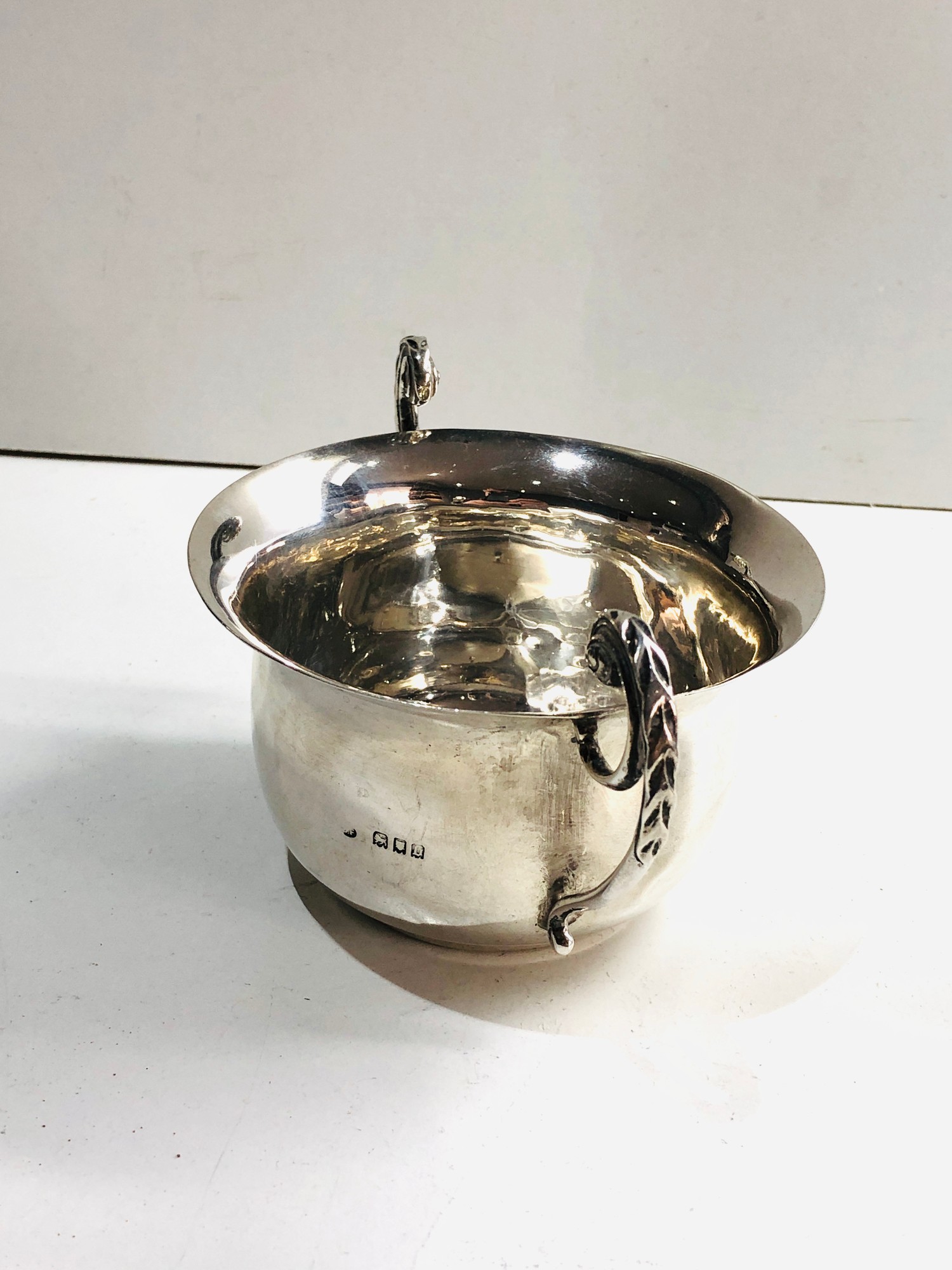 silver sugar bowl weight 110g - Image 2 of 3