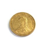 Victorian 1888 Jubilee Head Sovereign looks like part of S above date please see images