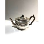 Victorian silver teapot London silver hallmarks weight 516g