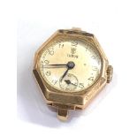 Ladies 9ct gold rolex tudor wristwatch working order but no warranty given