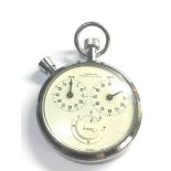 Vintage Junghans process time meter pocket watch in working order no warranty given