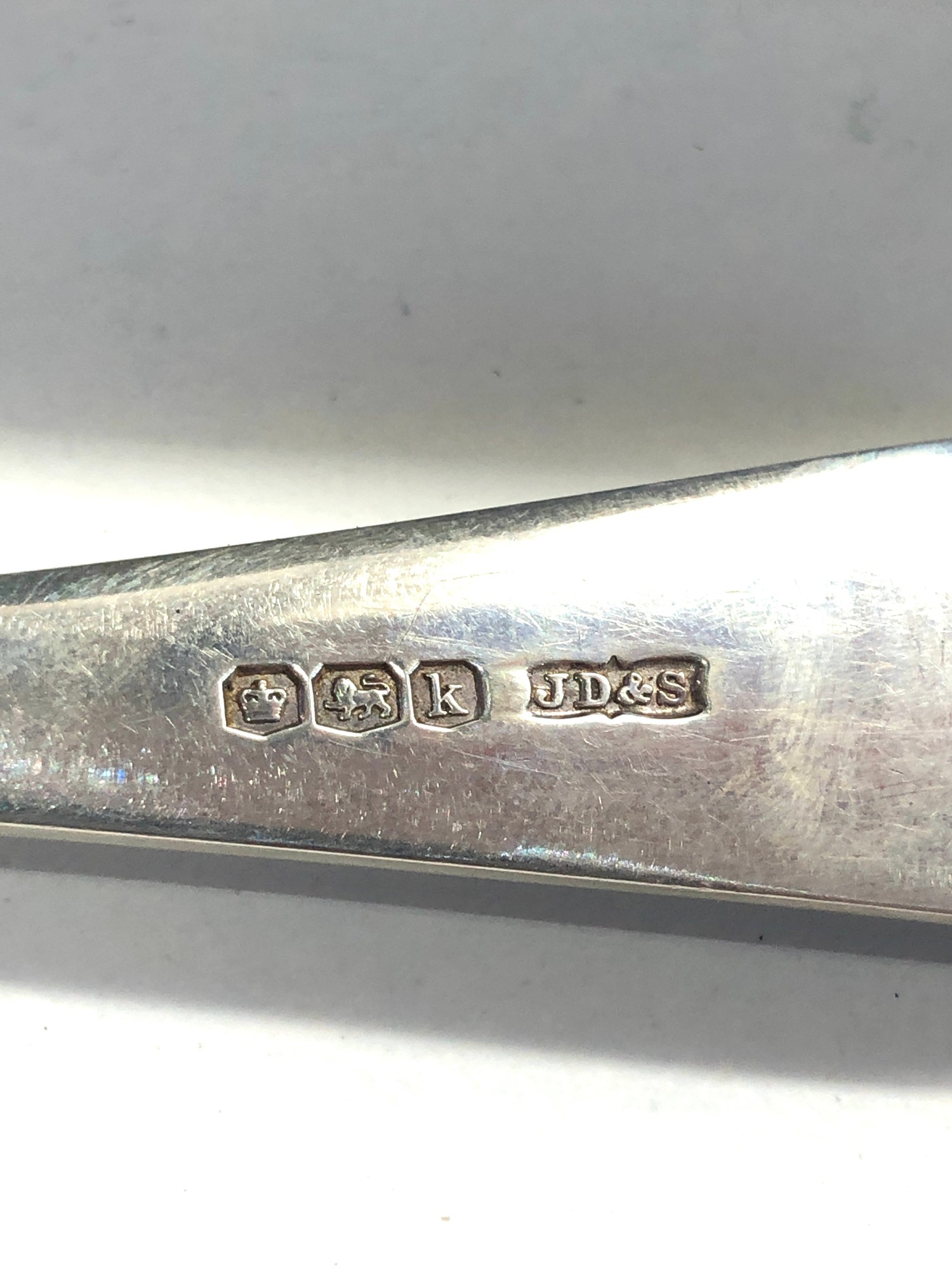 Boxed set of silver fish knives and forks weight 443g Sheffield silver hallmarks - Image 3 of 3