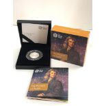 The royal mint 2017 Sir Isaac Newton the pursuit of truth 50p silver Proof Coin