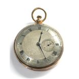 Fine Antique 18ct gold silver dial quarter repeating pocket watch case measures approx 52mm dia