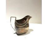 Georgian silver milk / cream jug weight 137g