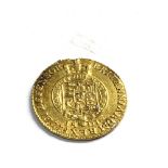 Rare George lll Gold half Guinea. Dated 1801 weight 4.2g grade as shown