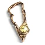 9ct gold rolex Tudor Royal ladies wristwatch watch gold bracelet weight 11.8g