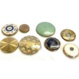 Selection of vintage ladies compacts