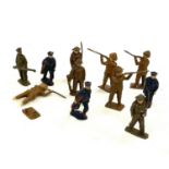 Selection vintage lead toy soldiers