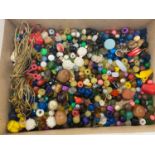 Selection of vintage bobbin beads