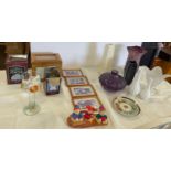 Large selection of miscellaneous includes picture frames, vases etc