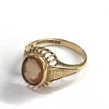 9ct gold cameo ring weight 2.6g