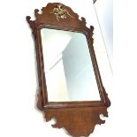 Antique ornate hall mirror, Height: 31 inches, Width 17 inches
