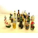 Selection of miniature alcohol shots / measures