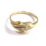 18ct gold diamond ring weight 2.7g