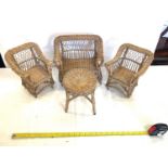 Selection pot doll wicker furniture